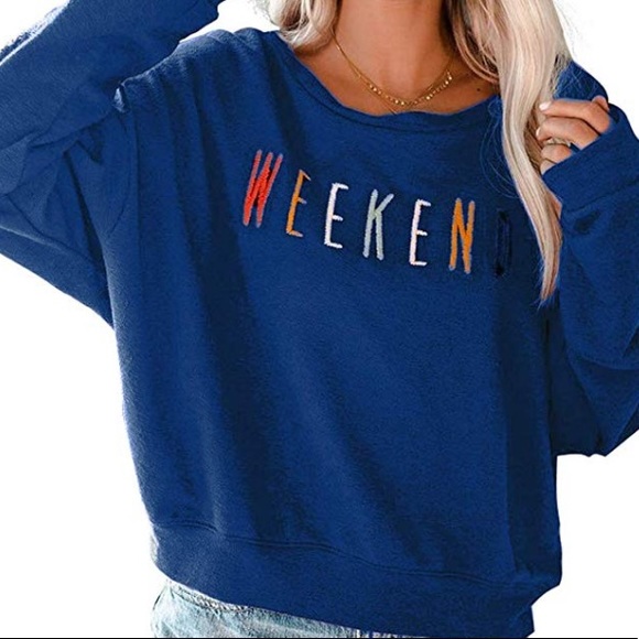 - NEW Crewneck Sweatshirt Graphic Print Cozy - Picture 3 of 7